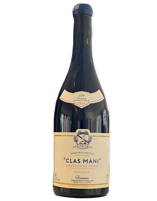 Domaine Cassagne et Vitailles, "Clas Mani", Terrasses du Larzac, 2020