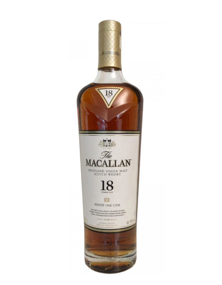 Macallan	18 Years Old Sherry Oak Single Cask 	2018